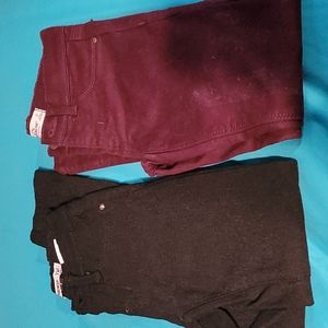 2 pairs of girls jeans